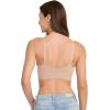 imageJockey Womens Bra Seamfree Smooth TShirt BraletteLight