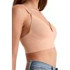 imageJockey Womens Bra Seamfree Smooth TShirt BralettePeach Smoothie