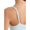 imageJockey Womens Bra Seamfree Stretch Cami Strap BraletteEcho Blue