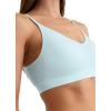 imageJockey Womens Bra Seamfree Stretch Cami Strap BraletteEcho Blue