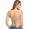 imageJockey Womens Bra Seamfree Stretch Cami Strap BraletteLight