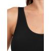 imageJockey Womens Bra Seamfree Stretch Tank Strap BraletteBlack
