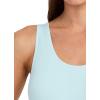 imageJockey Womens Bra Seamfree Stretch Tank Strap BraletteEcho Blue