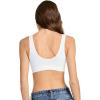 imageJockey Womens Bra Seamfree Stretch Tank Strap BraletteWhite
