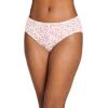 imageJockey Womens Underwear Plus Size Elance Bikini  3 PackDiamond WhitePrim FloralEarth Rose