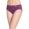 imageJockey Womens Underwear Plus Size Elance Bikini  3 PackOatmealBoysenberryPerfect Purple