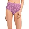 imageJockey Womens Underwear Supersoft Breathe Brief  3 PackFloral SprayPeach IcePurple Haze