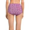 imageJockey Womens Underwear Supersoft Breathe Brief  3 PackFloral SprayPeach IcePurple Haze