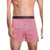 imageJockey Mens Underwear ActiveBlend Knit 5quot BoxerRed Frolic Stripe