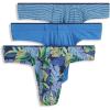 Fanning Flora/True Blue/Frolic Stripe