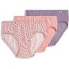 imageJockey Womens Underwear Plus Size Elance Bikini  3 PackLilac DreamsFloral WishBlushing Rose