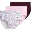 imageJockey Womens Underwear Supersoft Breathe Brief  3 PackDrawn Flowers