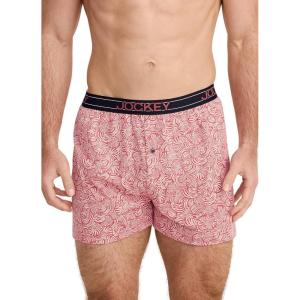imageJockey Mens Underwear ActiveBlend Knit 5quot BoxerSpiraling Shells