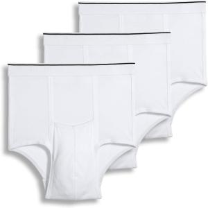 imageJockey Mens Underwear Pouch Brief  3 PackWhite