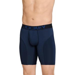 imageJockey Mens Underwear RapidCool 10quot Midway BriefNavy