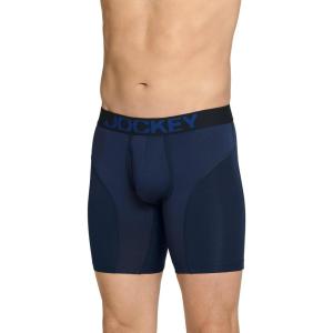 imageJockey Mens Underwear RapidCool 9quot Boxer BriefNavy