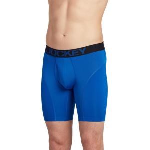 imageJockey Mens Underwear RapidCool 9quot Boxer BriefVibrant Blue