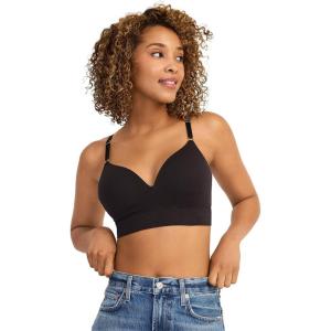 imageJockey Womens Bra Seamfree Smooth TShirt BraletteBlack