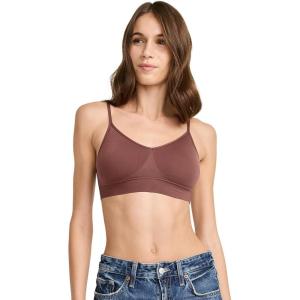 imageJockey Womens Bra Seamfree Stretch Cami Strap BraletteTuscan Brown