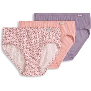 imageJockey Womens Underwear Plus Size Elance Bikini  3 PackLilac DreamsFloral WishBlushing Rose