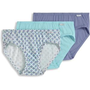 imageJockey Womens Underwear Plus Size Elance Bikini  3 PackSeaWinter SprigHydrangea