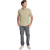 imageJockey Mens Activewear EVERACTIVE PoloCrystal Yellow Driver Stripe
