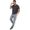 imageJockey Mens Activewear EVERACTIVE VNeck TeeBlack Heather