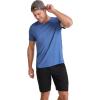 imageJockey Mens Activewear EVERACTIVE VNeck TeeTrue Blue Heather