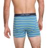 imageJockey Mens Underwear Lightweight Cotton Blend 5quot Boxer Brief  4 PackTeal SlateDaring Stripe BluesSpearmintTrue Navy