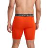 imageJockey Mens Underwear Mens Boxer Briefs With Pouch Sport Stability Microfiber 9quot Long Leg Boxer BriefOrange Blaze