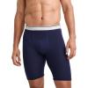 imageJockey Mens Underwear Pouch 10quot Midway Brief  2 PackJockey BlueDeep Cranberry