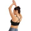 imageJockey Womens Bra Seamfree Light Support BraletteBlack