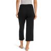 imageJockey Womens Sleepwear Organic Cotton Stretch CapriBlack