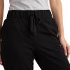 imageJockey Womens Sleepwear Organic Cotton Stretch CapriBlack