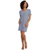 imageJockey Womens Sleepwear Organic Cotton Stretch Sleep ShirtFeeder Stripe