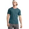 imageJockey Mens Activewear EVERACTIVE VNeck TeeCurious Teal Heather