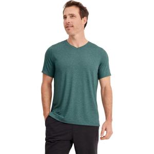 imageJockey Mens Activewear EVERACTIVE VNeck TeeCactus Pine Heather