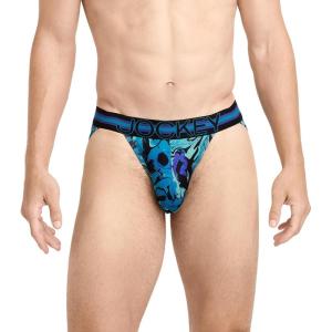 imageJockey Mens Underwear Sport Stability Pouch Microfiber String BikiniViscous Vapor