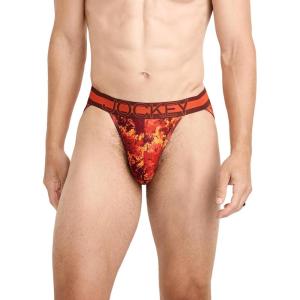 imageJockey Mens Underwear Sport Stability Pouch Microfiber String BikiniWashed Slate