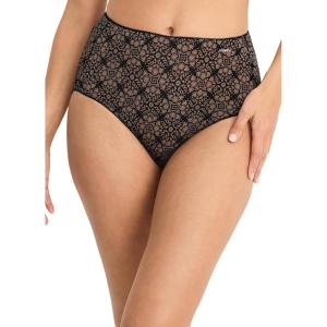 imageJockey Womens Underwear No Panty Line Promise Tactel Hip BriefFawning Almond Geo