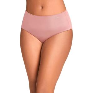 imageJockey Womens Underwear No Panty Line Promise Tactel Hip BriefRose Wine