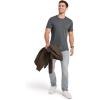 imageJockey Mens Casualwear Made2Fit Crew Neck TShirtBattleship Grey