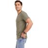 imageJockey Mens Casualwear Made2Fit Crew Neck TShirtCamo Green