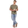 imageJockey Mens Casualwear Made2Fit Crew Neck TShirtCamo Green