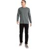 imageJockey Mens Casualwear Made2Fit Long Sleeve Crew Neck TShirtBattleship Grey