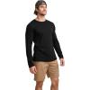 imageJockey Mens Casualwear Made2Fit Long Sleeve Crew Neck TShirtBlack