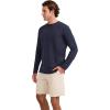 imageJockey Mens Casualwear Made2Fit Long Sleeve Crew Neck TShirtTrue Navy