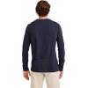 imageJockey Mens Casualwear Made2Fit Long Sleeve Crew Neck TShirtTrue Navy