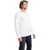 imageJockey Mens Casualwear Made2Fit Long Sleeve Crew Neck TShirtWhite