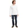 imageJockey Mens Casualwear Made2Fit Long Sleeve Crew Neck TShirtWhite